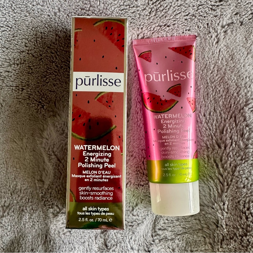 purlisse Watermelon Energizing 2 Minute Polishing Peel - 2.5 fl oz New In Box